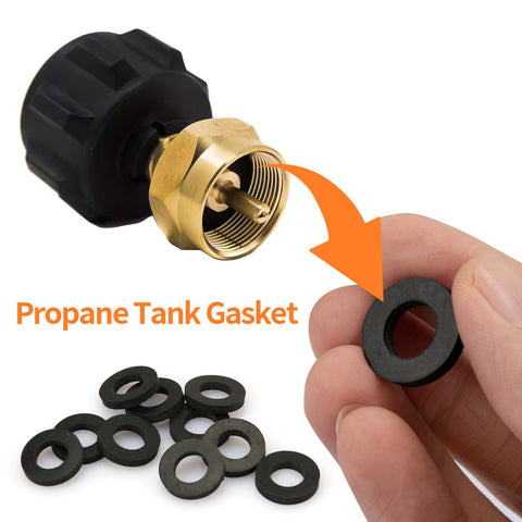Antrys propane gasket on valve demonstrates reliable sealing for propane operations.