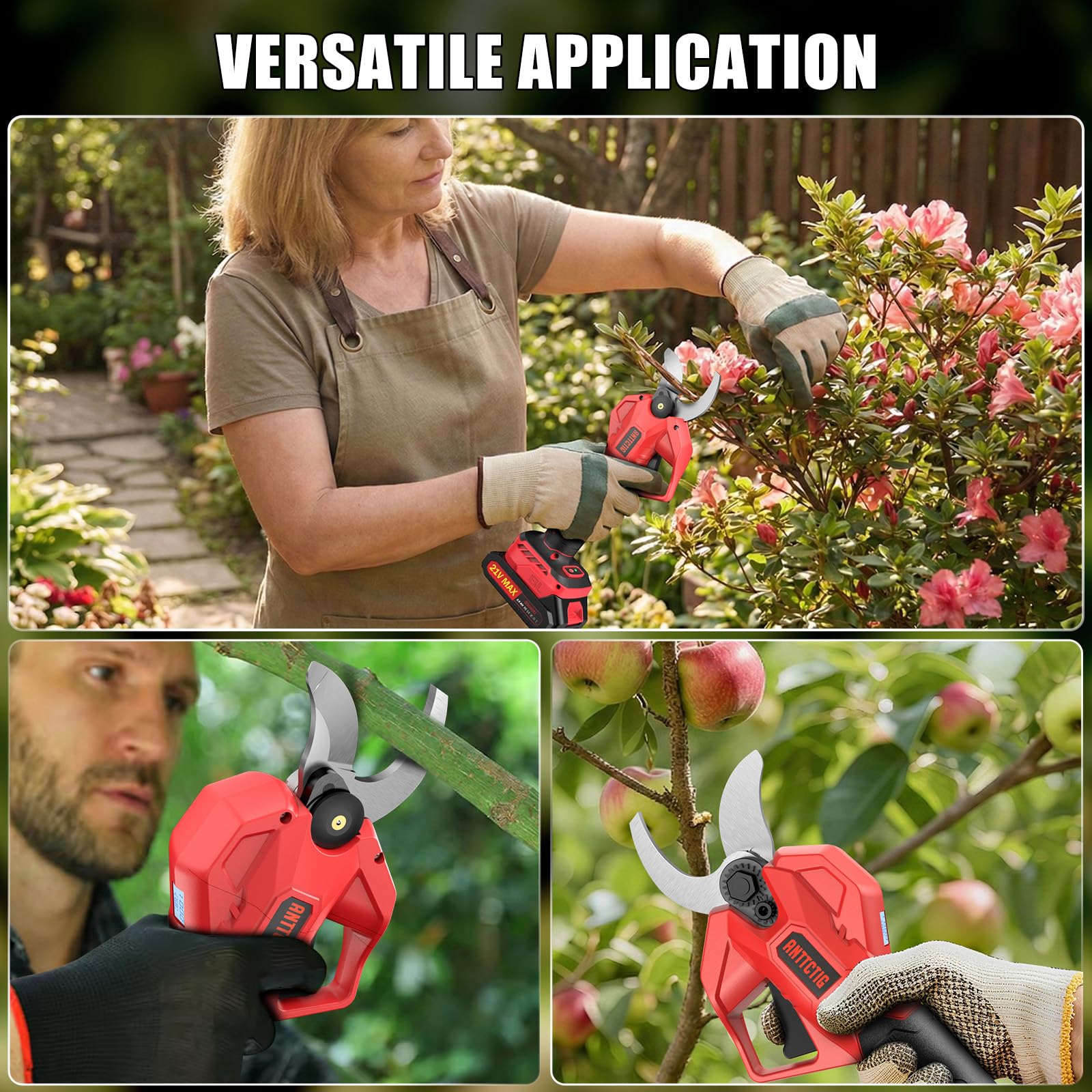 ANTTCTIG pruning shears come as a complete kit with extras