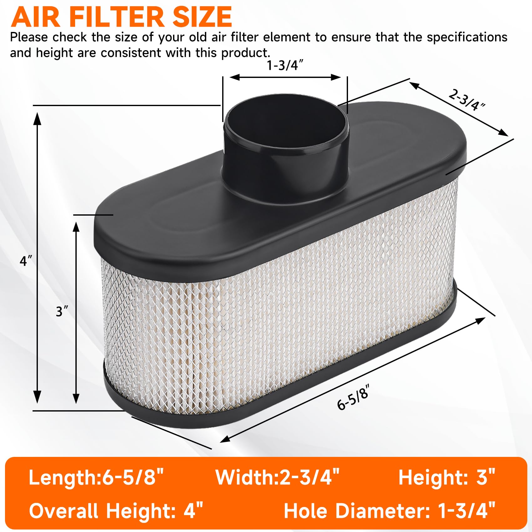 ANWTOTU FR691V dimensions 6.6x2.76x3 inches for easy install
