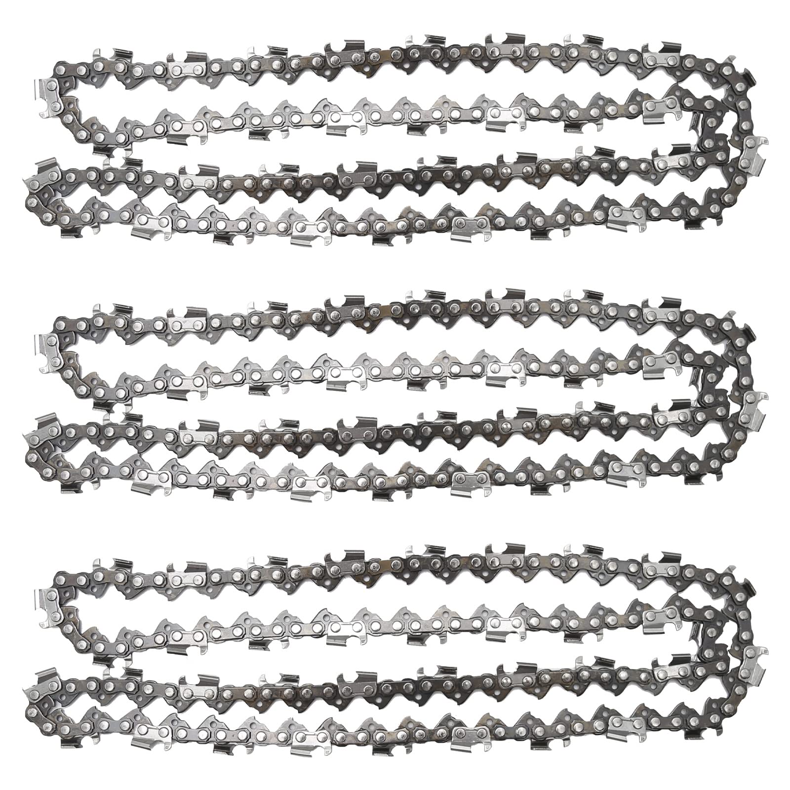 Anxingo 3-pack 20-inch chainsaw chain ready for quick replacement