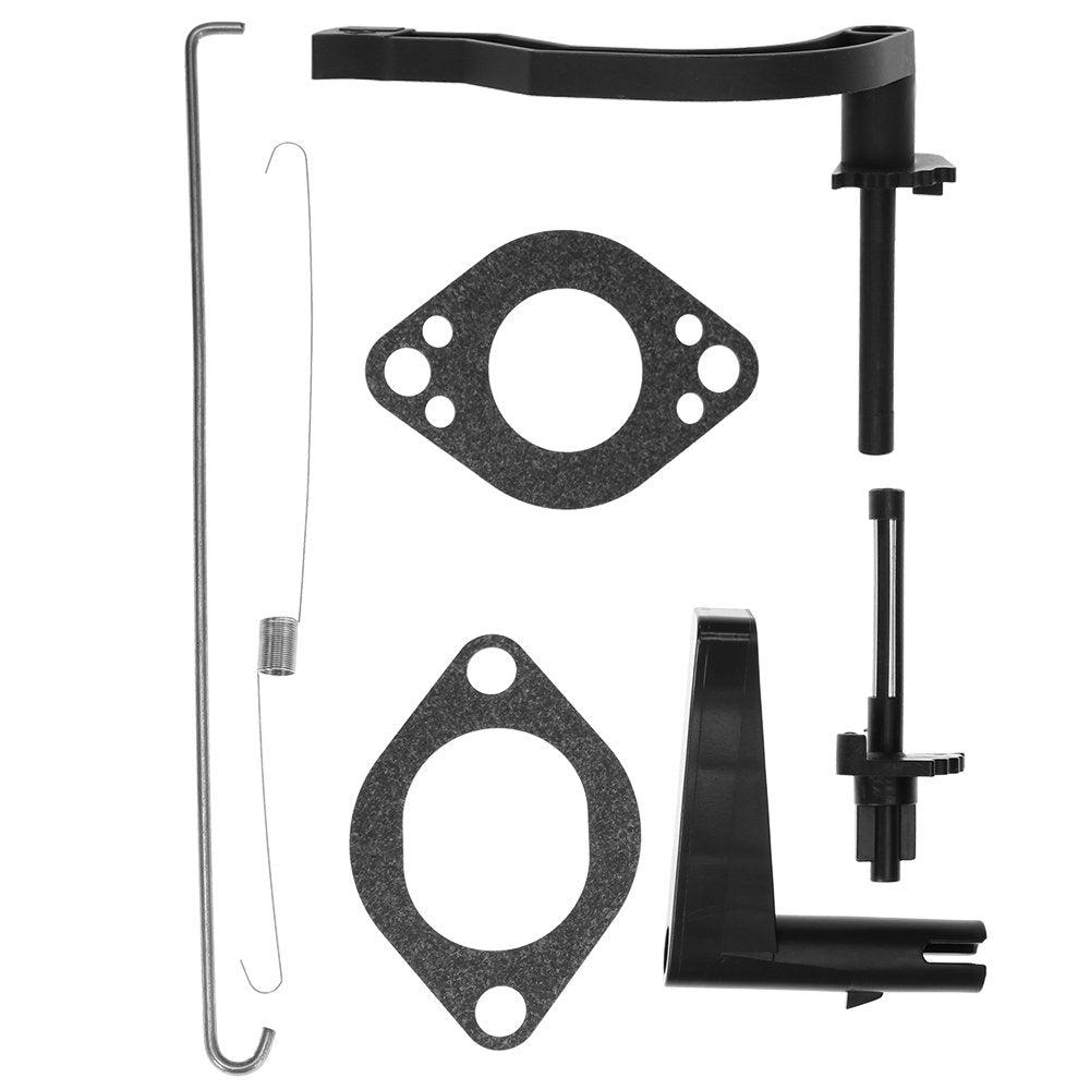 Anxingo carburetor kit open with parts laid out for inspection