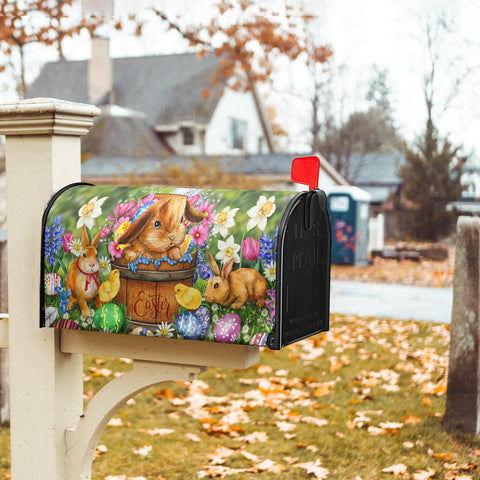 Anyako waterproof fade-resistant mailbox cover protecting from stains