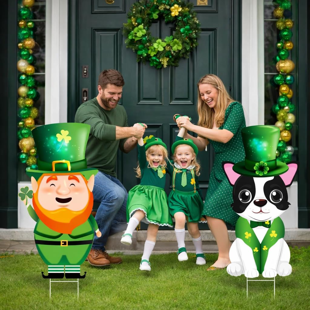 Anyblue pot of gold stake adds holiday charm to your garden.