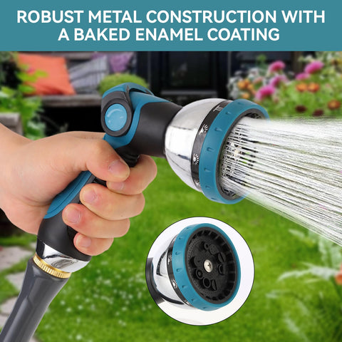 AnyEasy garden nozzle 10-modes offers gentle mist to powerful jet.