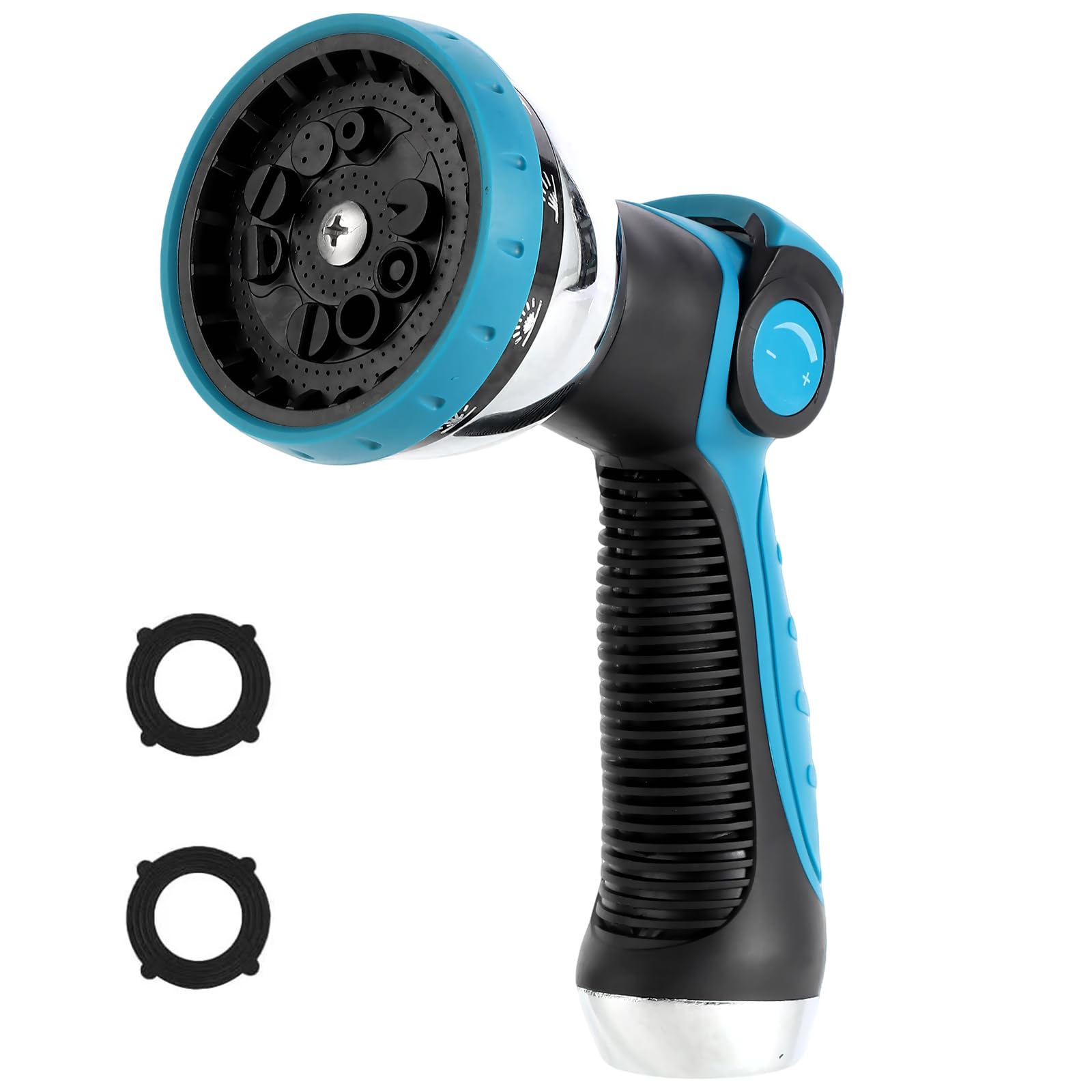 AnyEasy garden nozzle thumb-control for comfortable watering and cleaning.