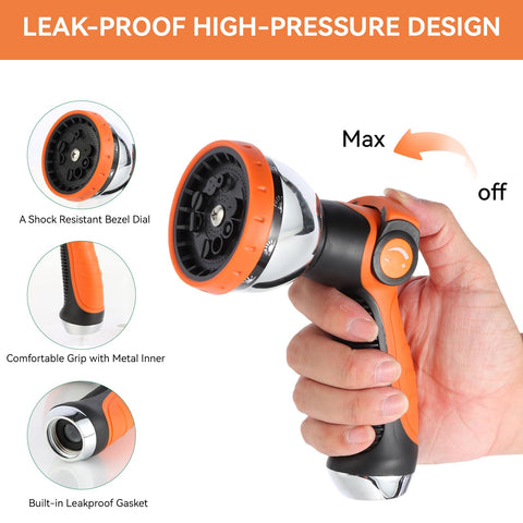 AnyEasy leak-proof 3-4-inch garden hose thread for secure connections