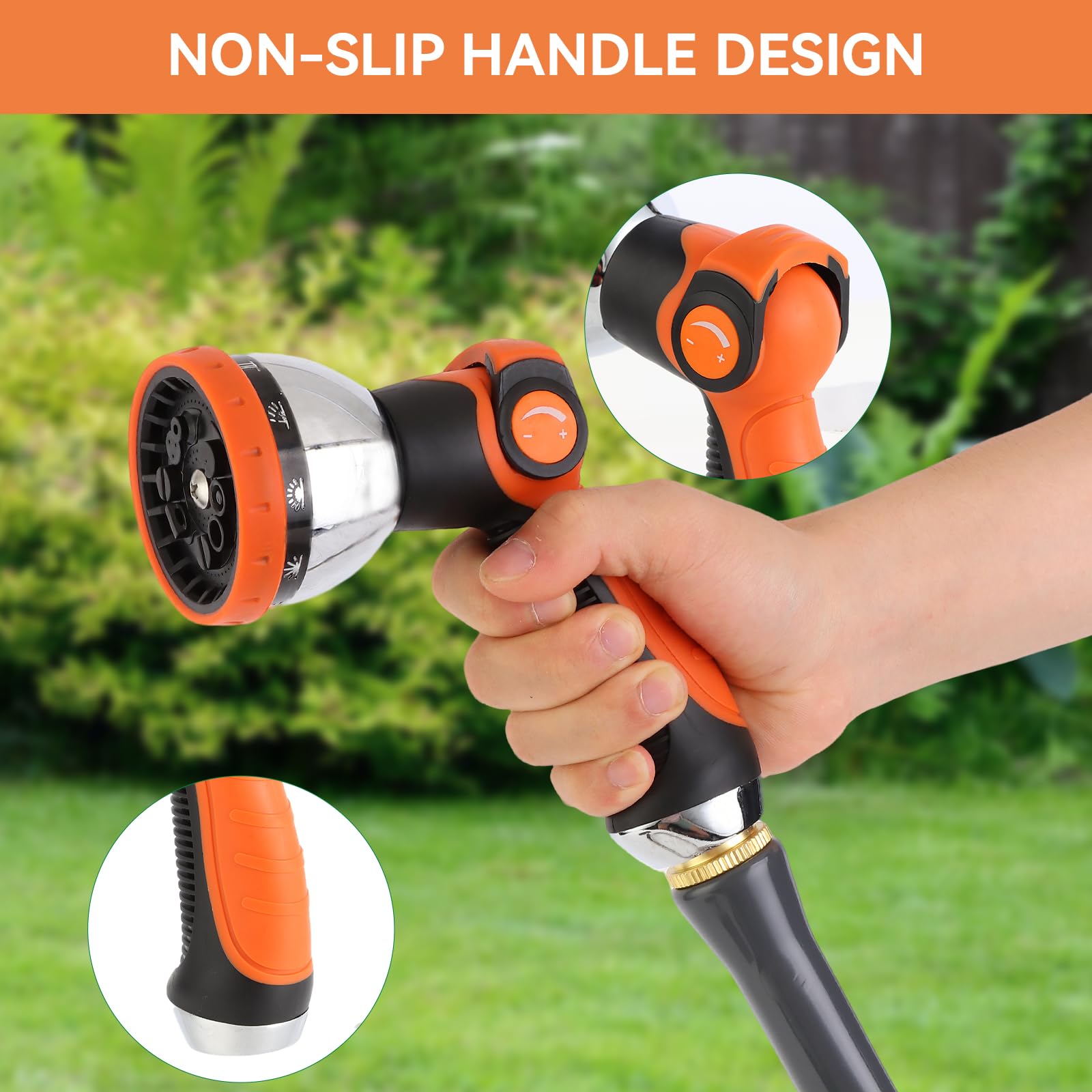 AnyEasy orange finish improves visibility during use
