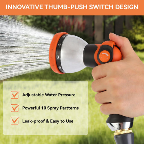 AnyEasy nozzle supports pets, plants, and lawn watering tasks