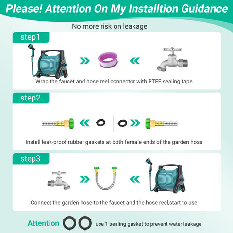 AnyEasy garden hose is weatherproof and resistant to punctures and wear