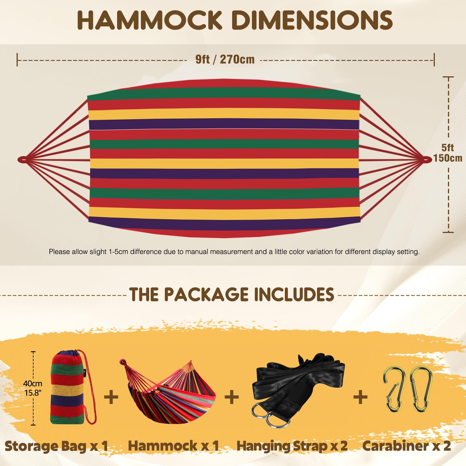 ANYOO hammock tree straps close-up highlighting durable nylon and quick setup