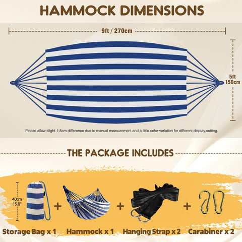 ANYOO hammock anti-rollover design for stable lounging