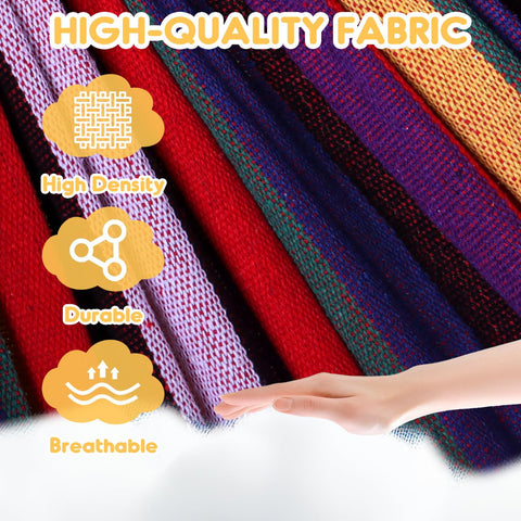 ANYOO hammock fabric detail highlights comfortable, supportive surface