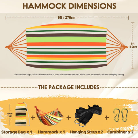 ANYOO tree straps and carabiners enable safe, tree-friendly setup
