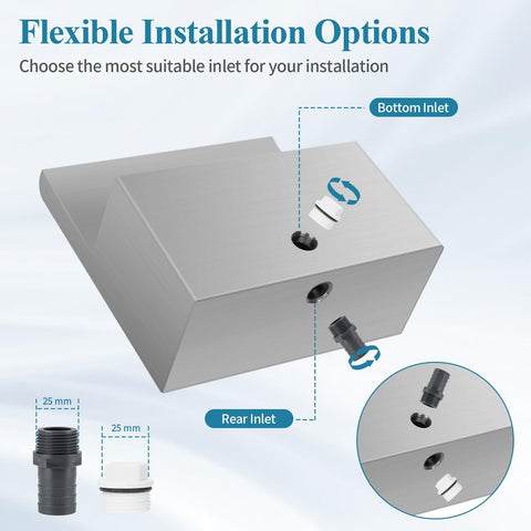 Anyprime pond waterfall box filter system detail emphasizes debris capture and water clarity.