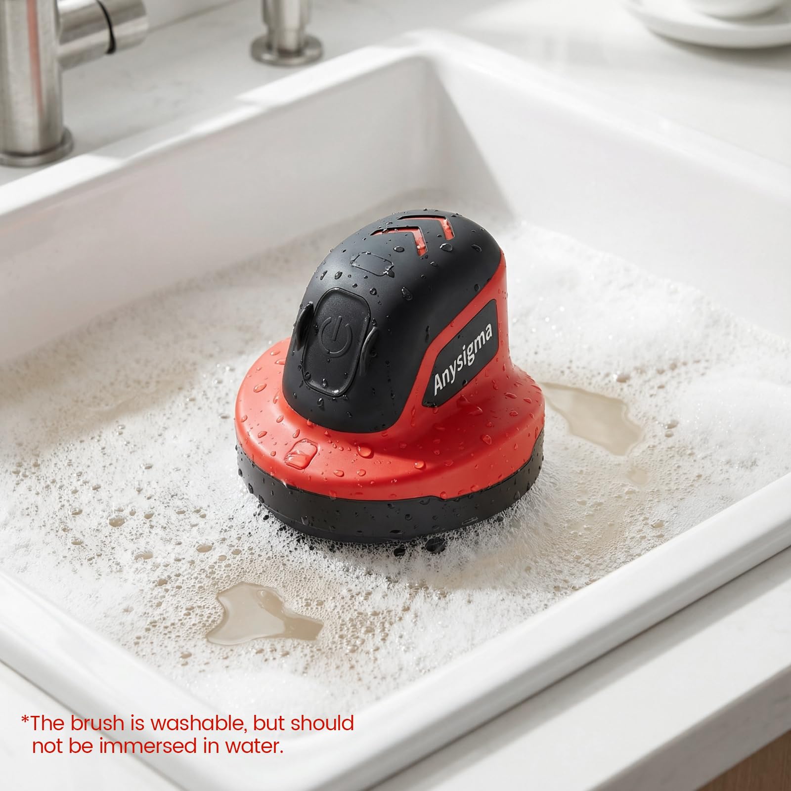 Anysigma Electric Grill Brush rotary motor delivers efficient cleaning power.