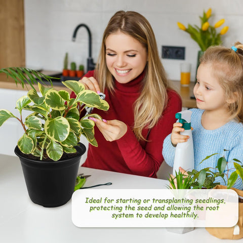 Anyumocz 5.1-inch height pot ideal for compact herbs and small plants.