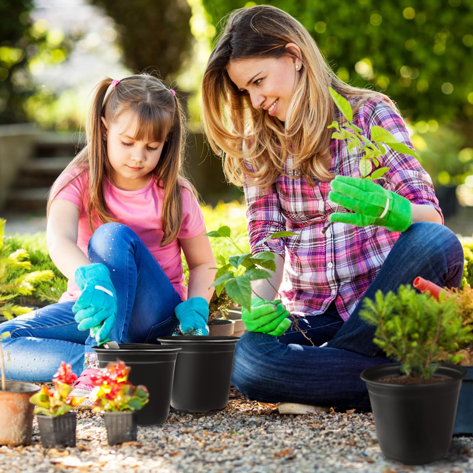 Anyumocz indoor-outdoor gardening pots suitable for various spaces.