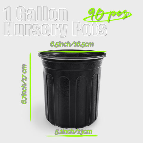 Anyumocz nursery pot with drainage holes supports healthy root growth.