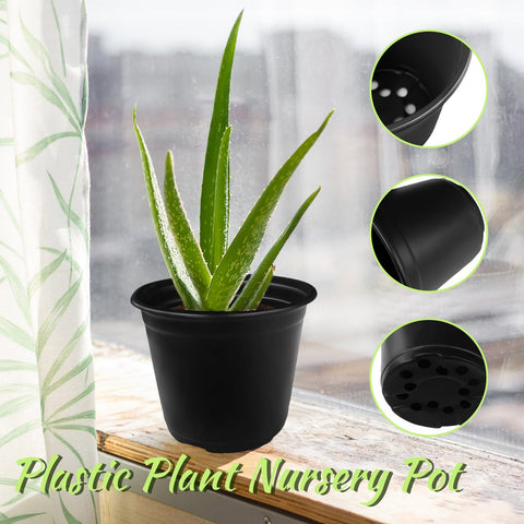 Anyumocz seedling pots with stackable design to save space.