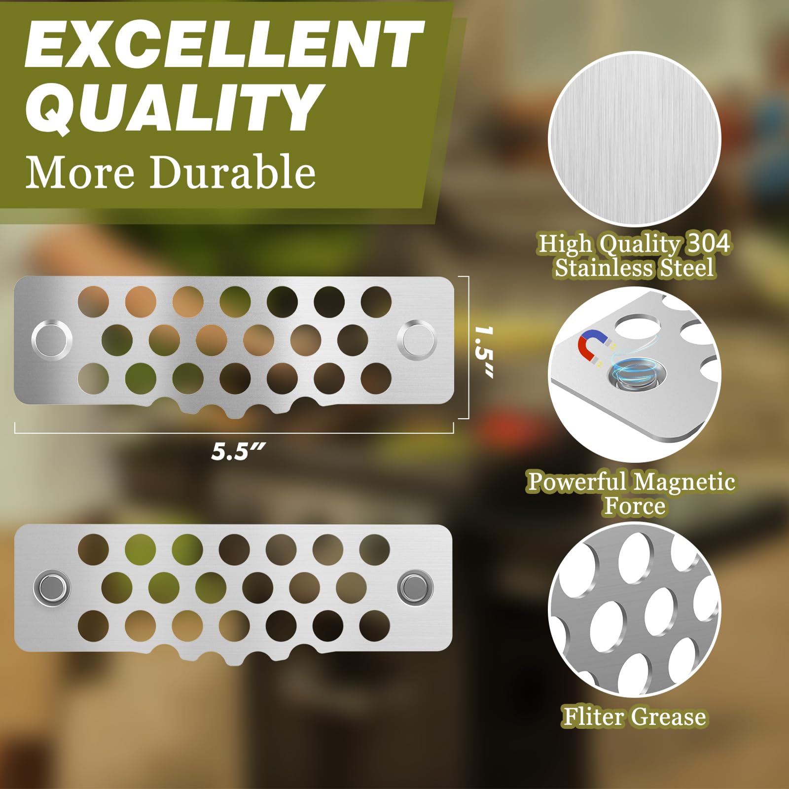 Note: not compatible with aluminum E-Series griddles.