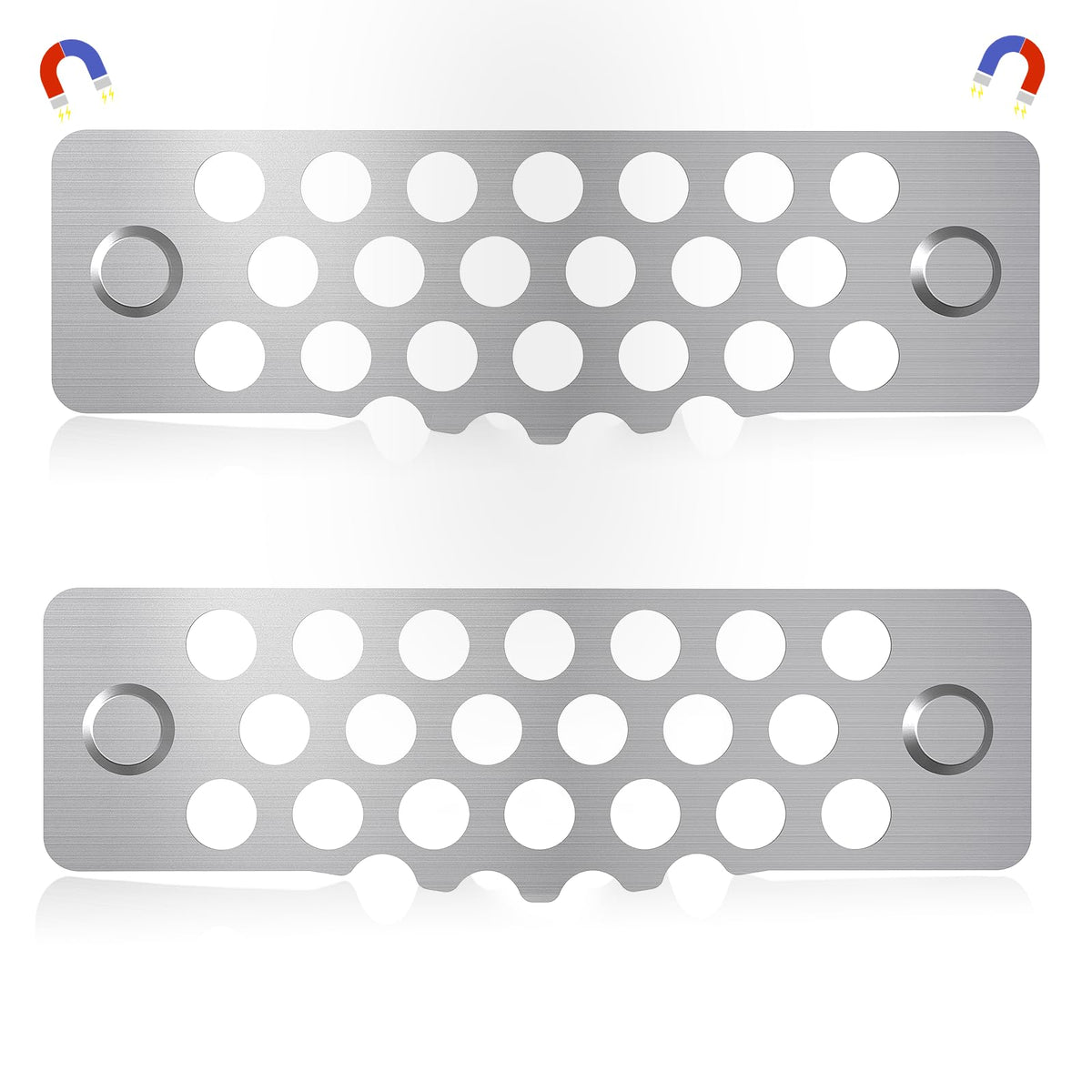 Aoanoko rear grease gate attached to Blackstone griddle for secure grilling.