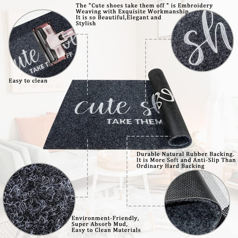 AOAOPQ easy-clean mat that cleans up with a quick rinse.