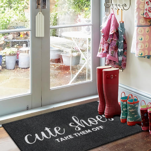 AOAOPQ durable door mat handles high-traffic entryways with long-lasting use.