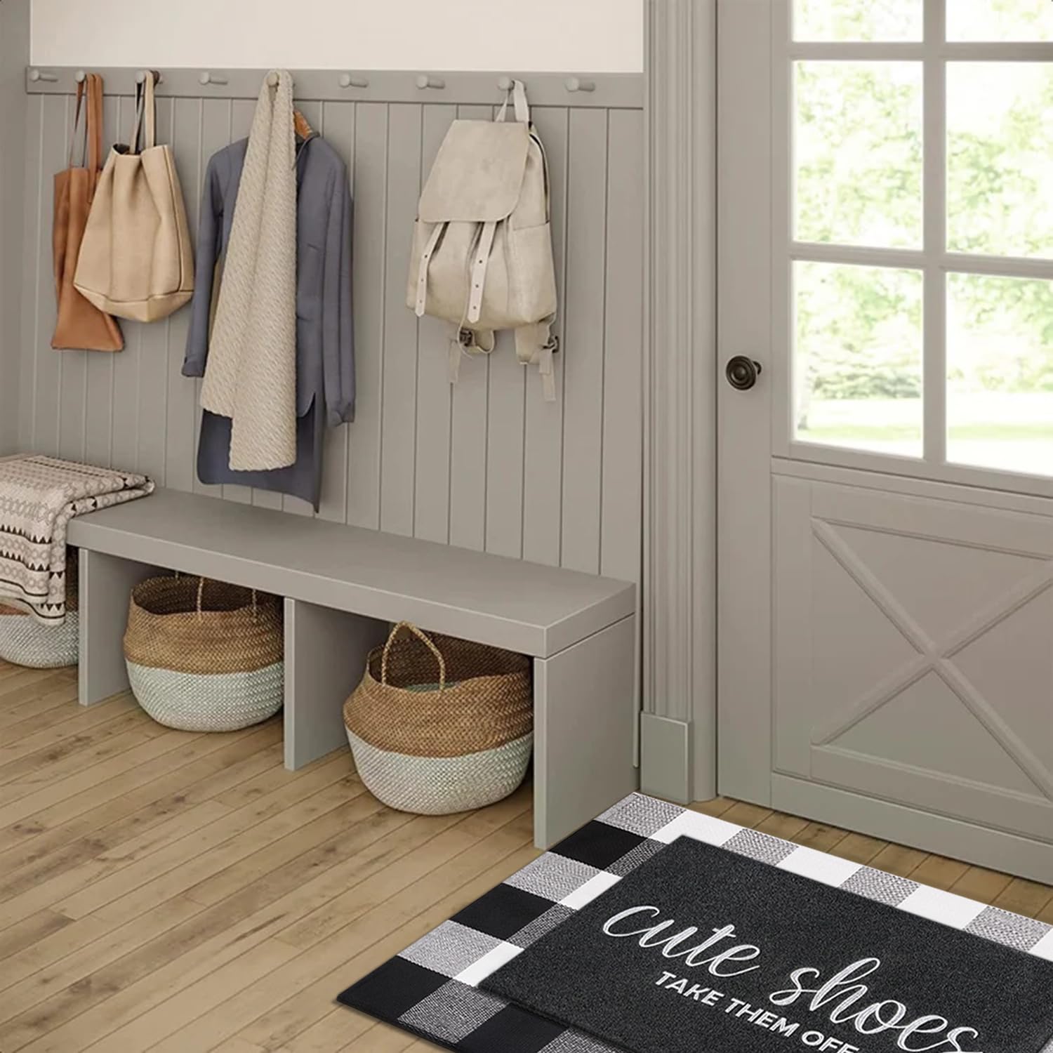 AOAOPQ versatile indoor outdoor mat suits porches, patios, and entryways.