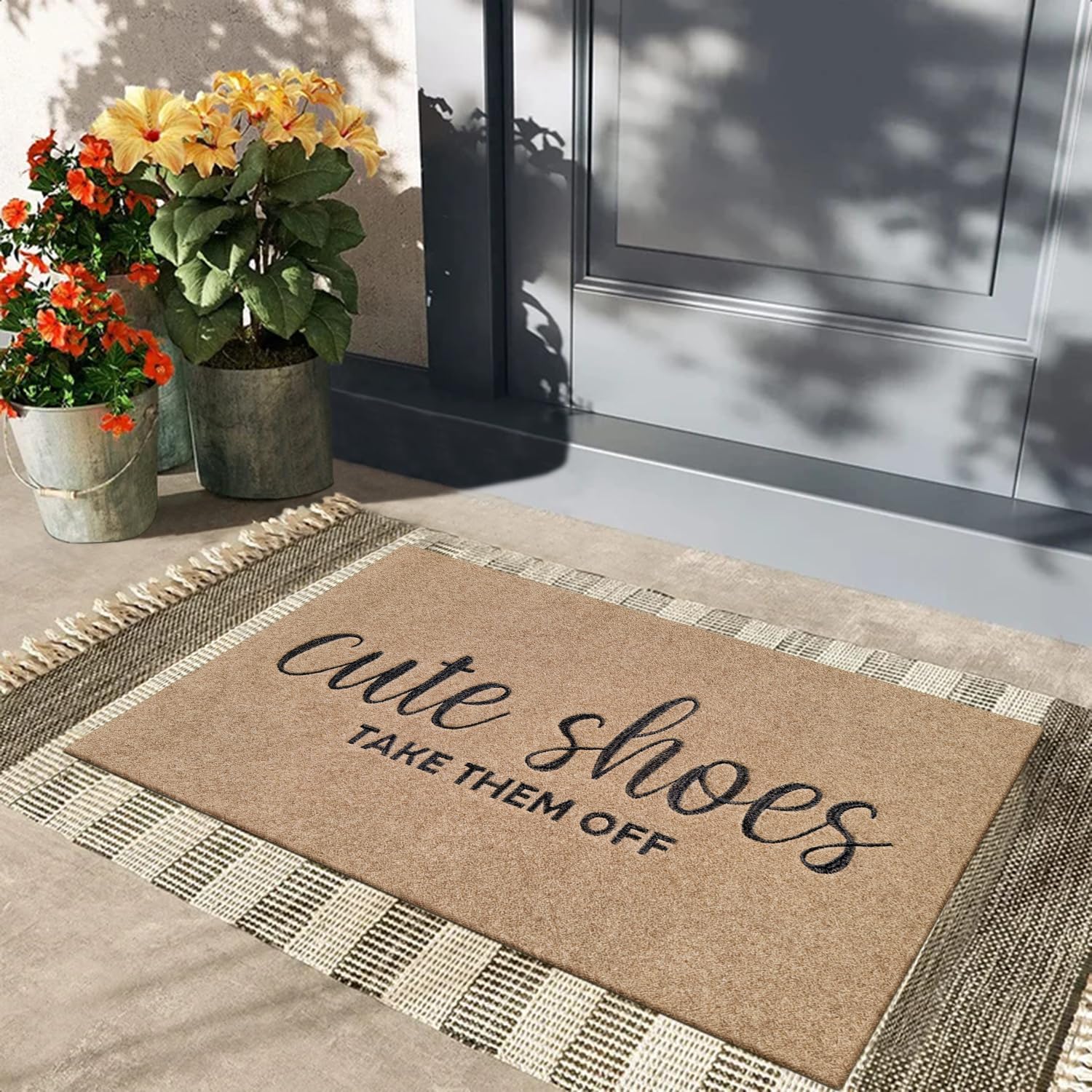 AOAOPQ Anti-Slip Backing keeps the mat in place during daily use.