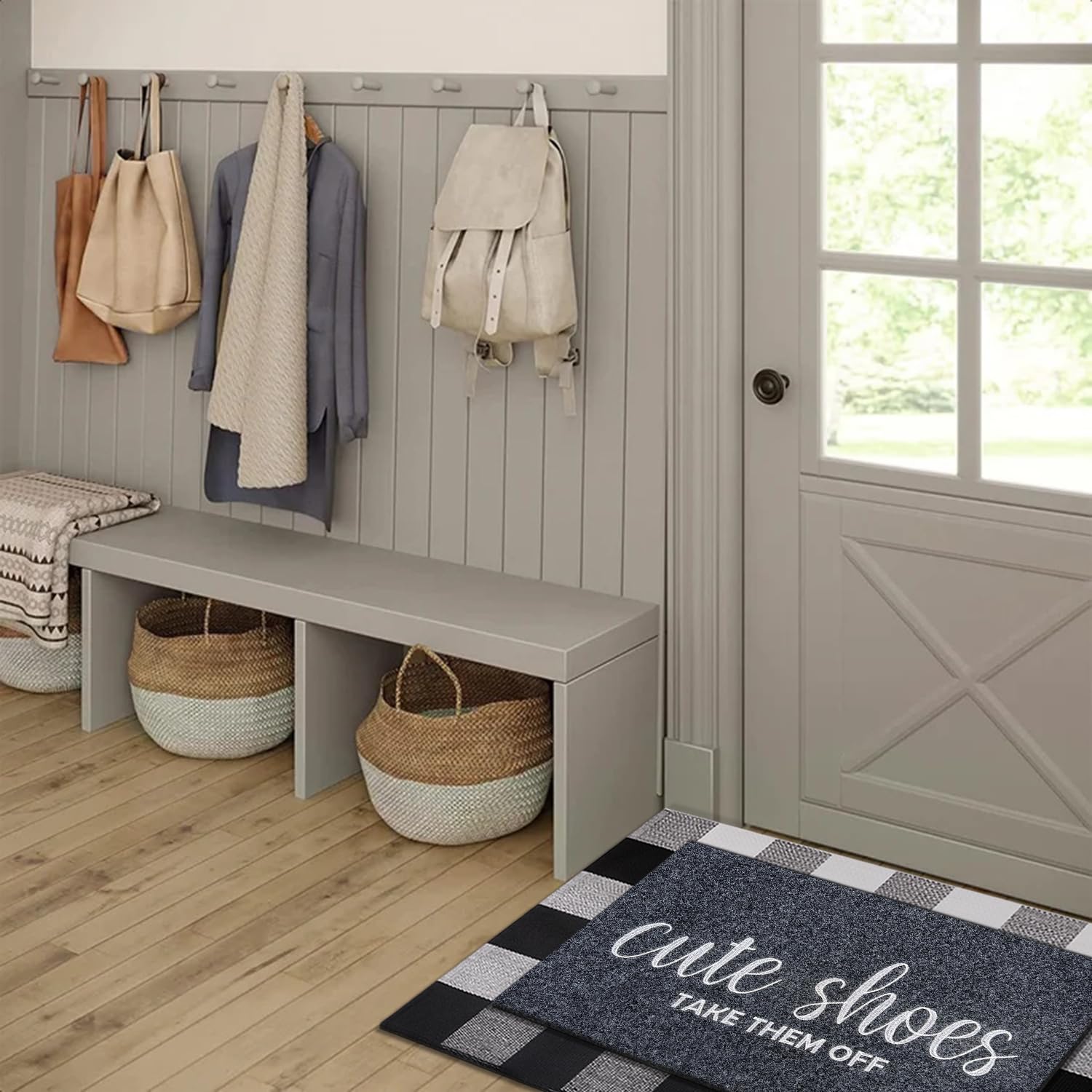 AOAOPQ versatile indoor outdoor mat fits patios, porches, and entrances.