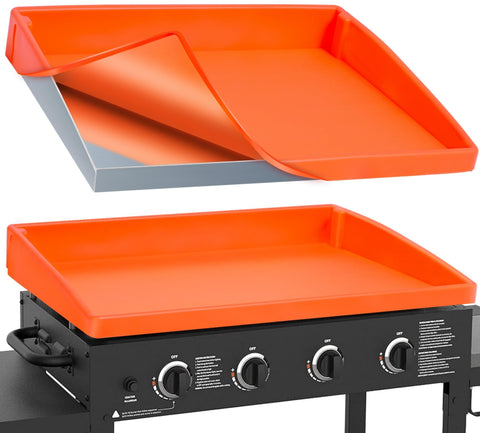 AOBHI 36-inch silicone griddle cover protects Blackstone griddle from rust and moisture.