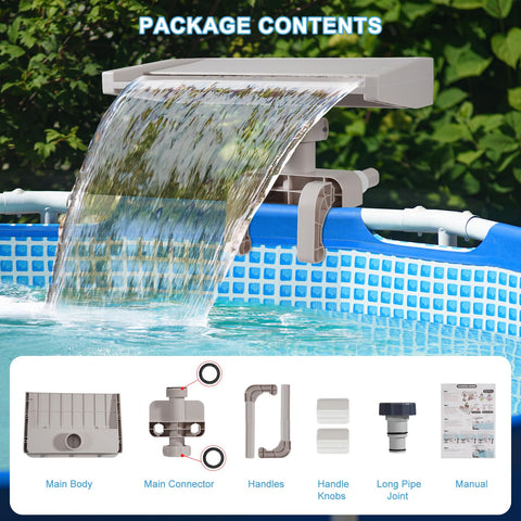 Aobiono easy installation with no professional tools required for pool frames.