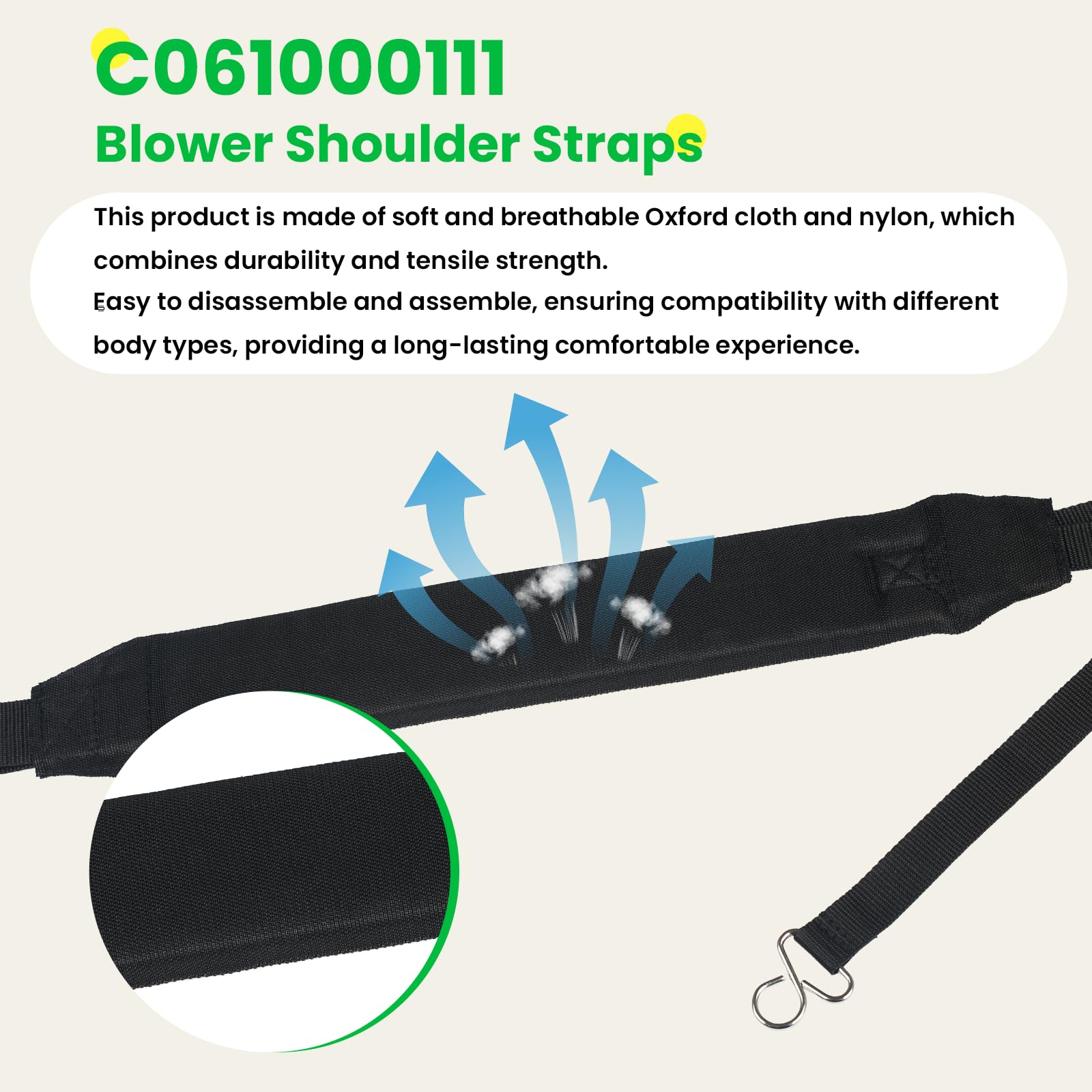 Aocies C061000111 enables tool-free quick-install for fast setup.