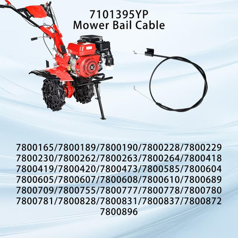 Aocies bail cable compatible with Briggs & Stratton models for universal replacement