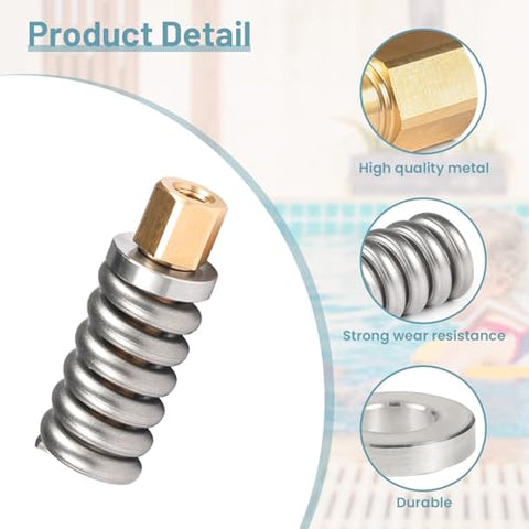 Aocies brass nut, washers and spacer springs kit for filter housing
