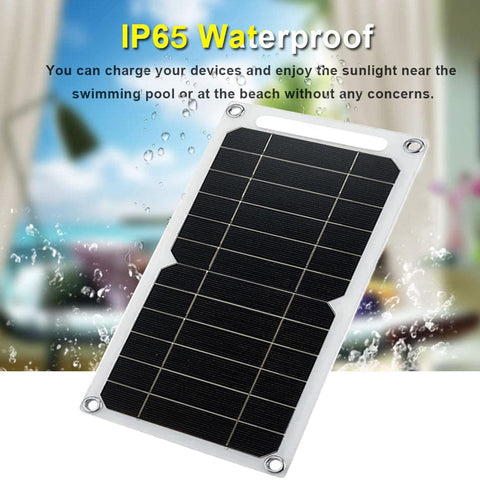 Aocoray Mini 5V 6W panel in rugged housing ready for year-round outdoor use.