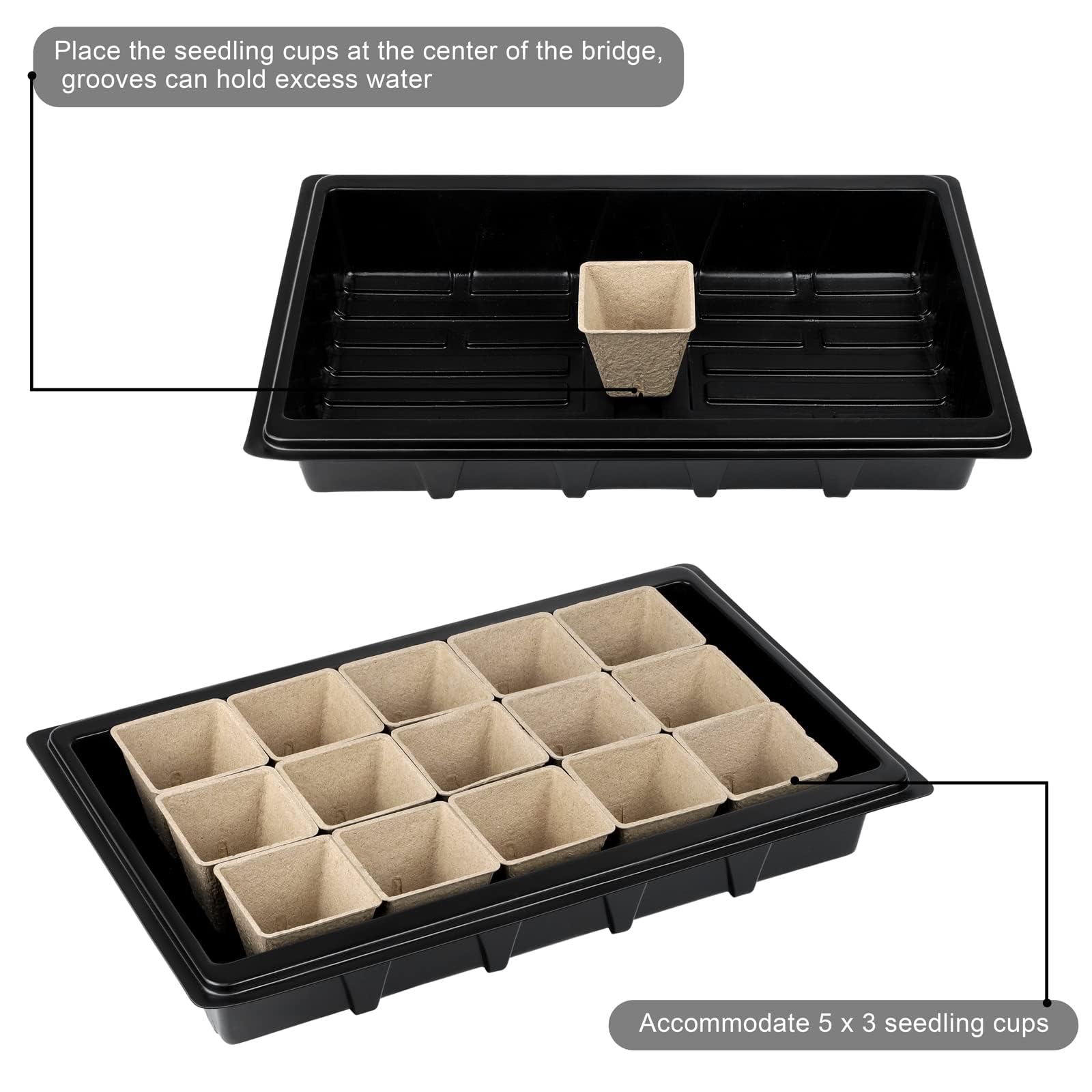 Aodaer mini garden tools set for planting and soil prep.