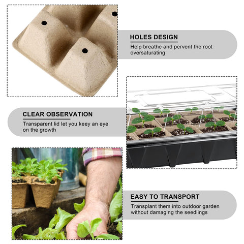 Aodaer plant labels 120-count clearly marking plant varieties.