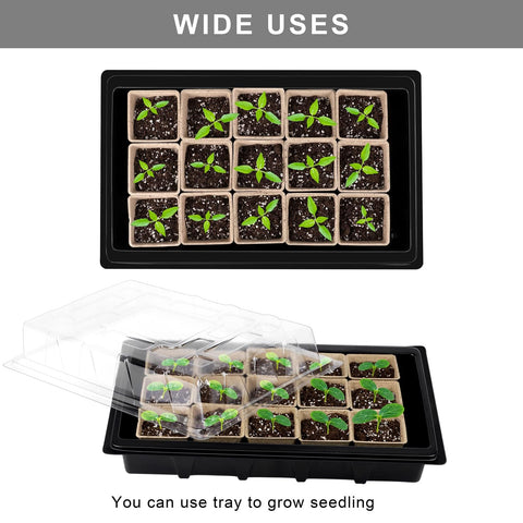 Aodaer transparent lid maintains humidity and warmth during seedling growth