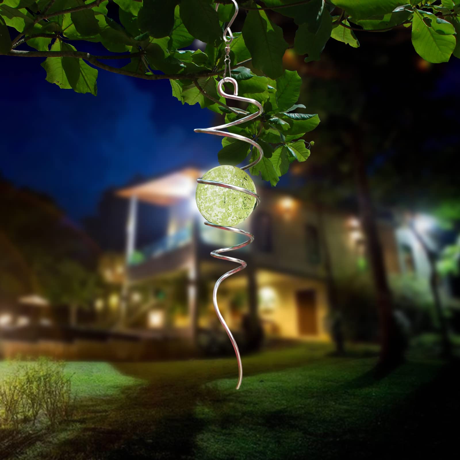 Aoedelyart includes easy-hang hook and twister for quick setup.