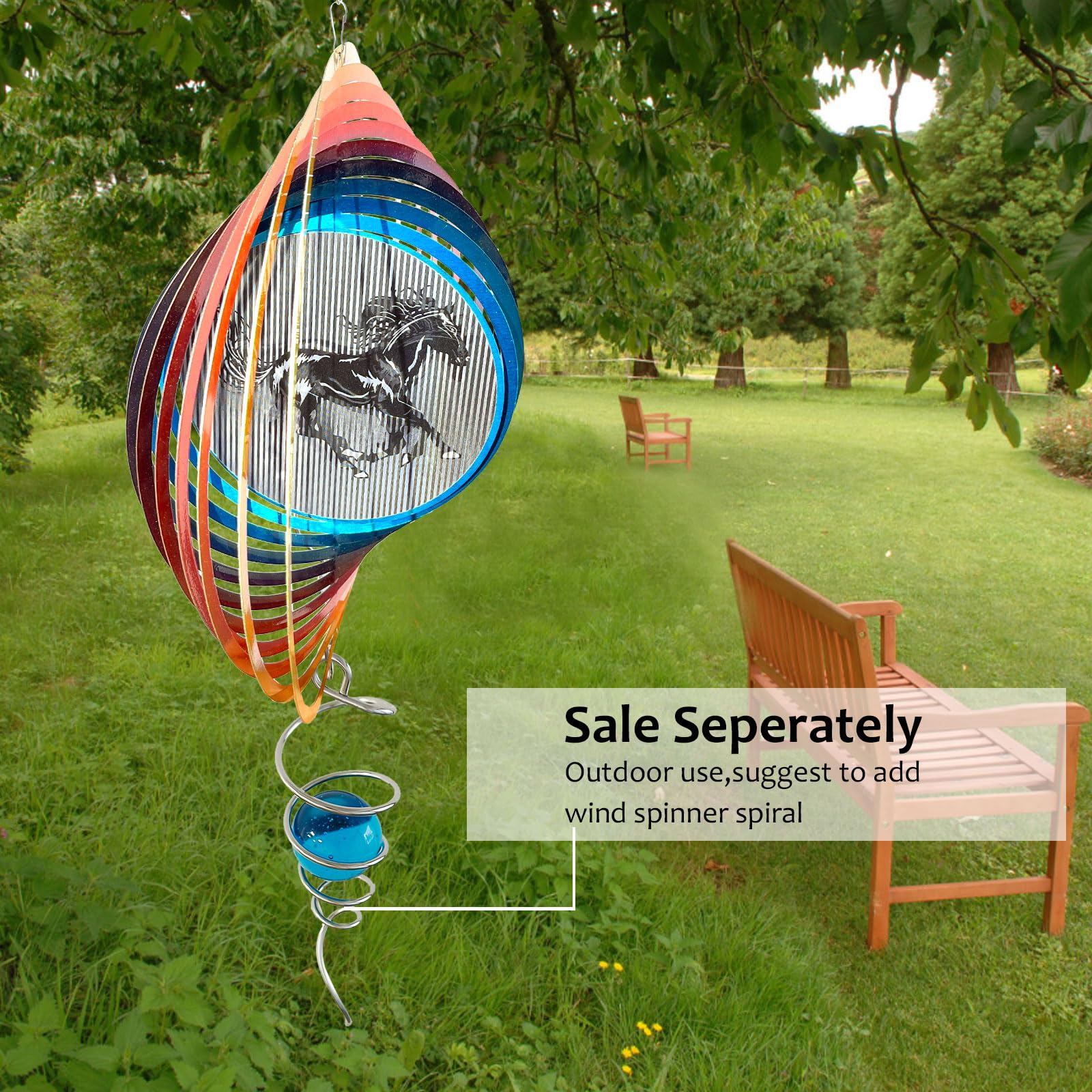 Aoedelyart gift box packaging makes this horse spinner a thoughtful present.
