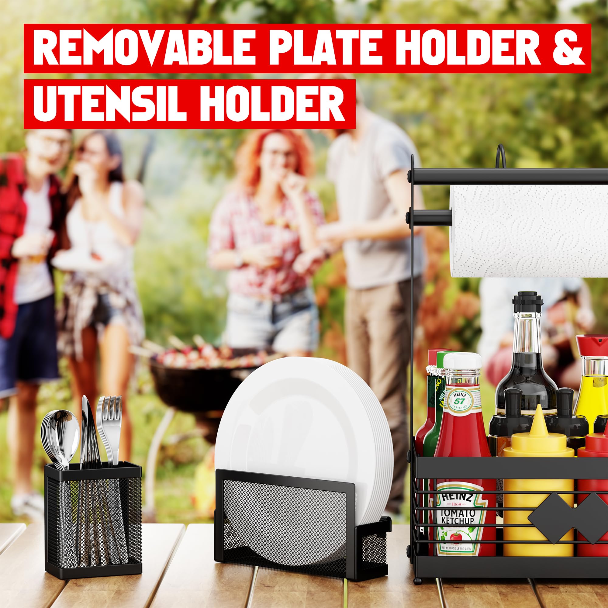 Aofmee detachable cutlery holders keep forks and knives neatly organized.