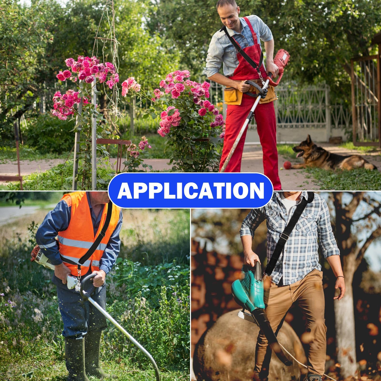 Aoheke durable strap fits many yard tools and sizes