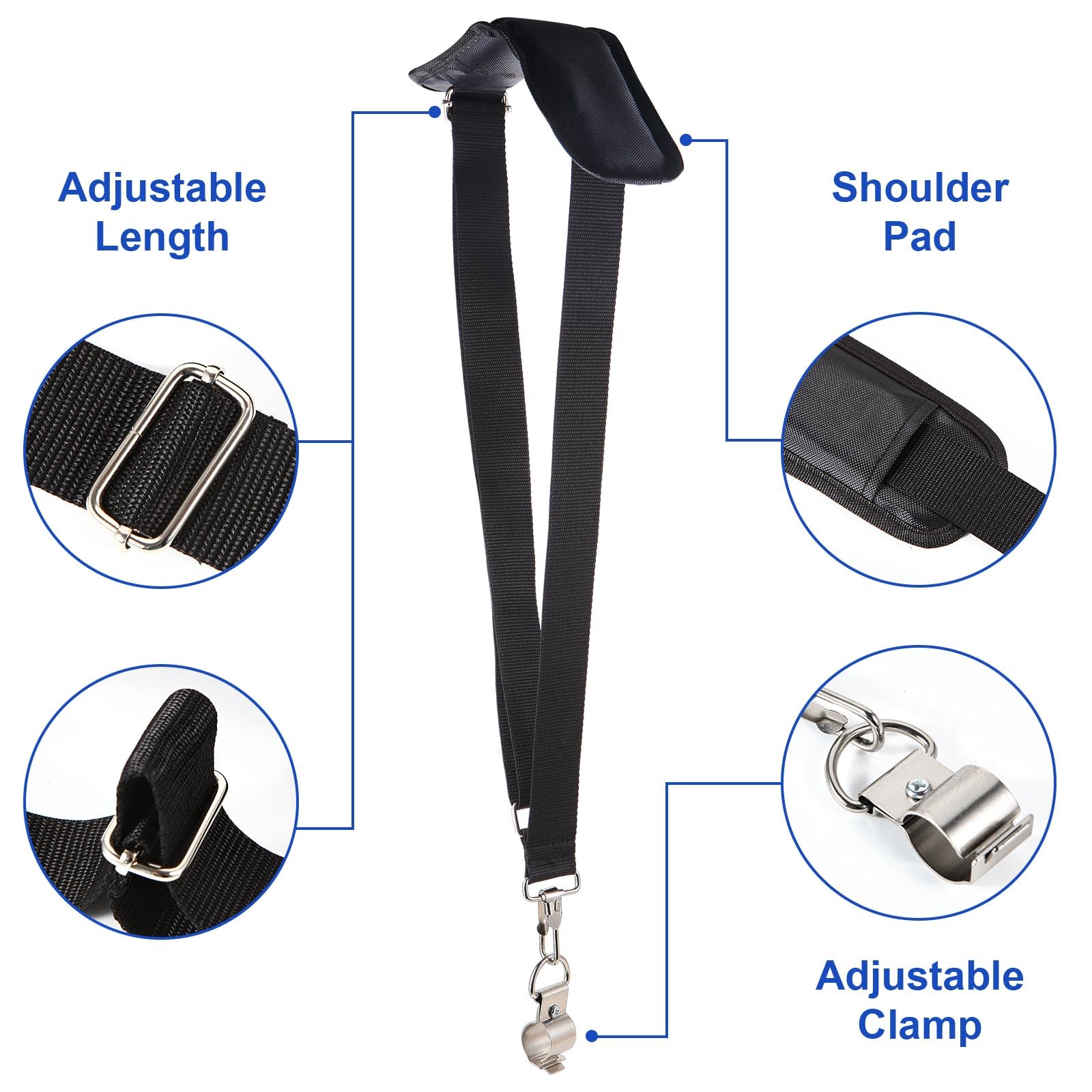 Aoheke adjustable-length strap tailored for comfortable trimming
