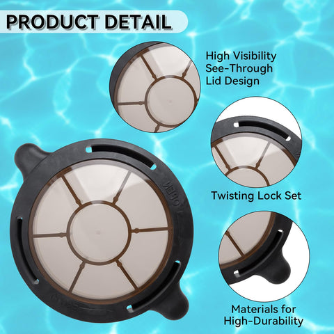 AOIT PL1500/PL1501 lid fits above-ground pool systems with a tight seal.