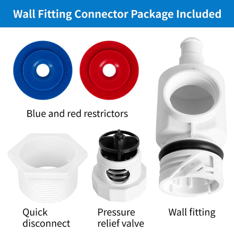 AOIT universal wall fitting connector assembly suitable for Polaris models