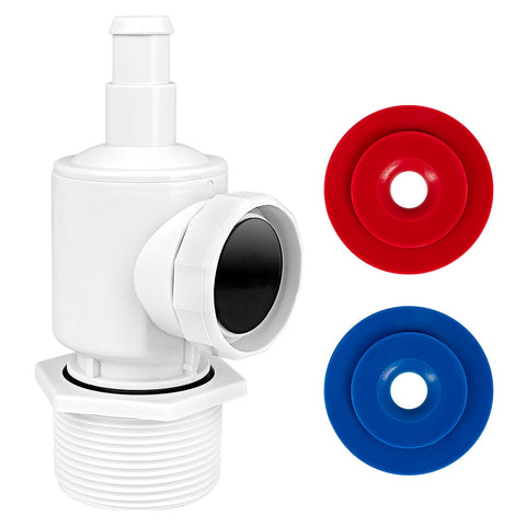 AOIT wall fitting connector blue component for adjustable pool cleaner flow control
