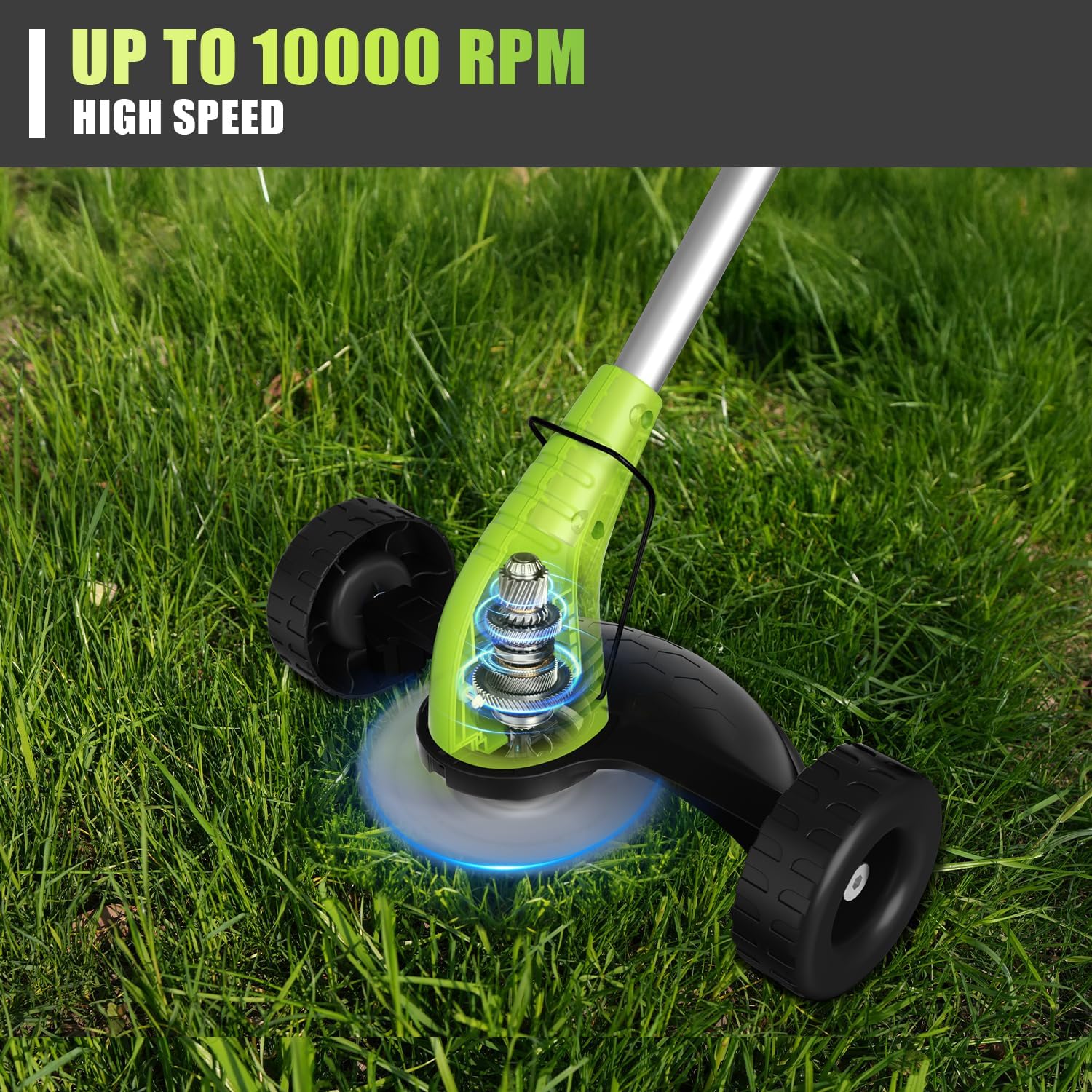 Aokia electric weed wacker lightweight at 3.72 lbs for easy use