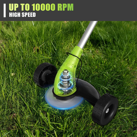 Aokia electric weed wacker lightweight at 3.72 lbs for easy use