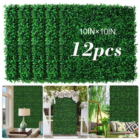 AOKIIE boxwood hedge wall panel for outdoor privacy and stylish backdrop